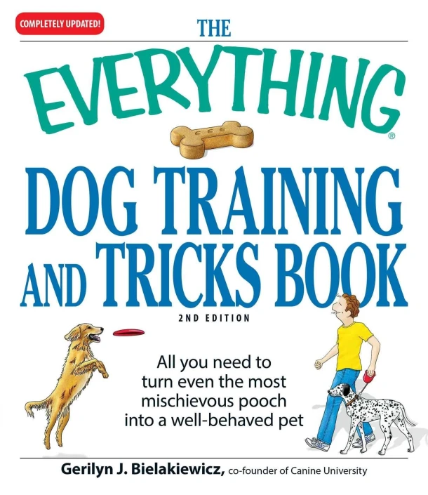 The Everything Dog Training and Tricks Book – Gerilyn J Bielakiewicz – boek cover