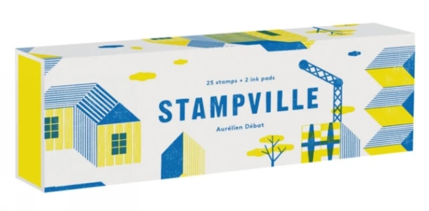 Stampville: 25 Stamps + 2 Ink Pads – Aurélian Débat – boek cover