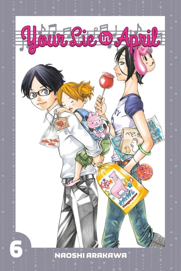 Your Lie In April 6 – Naoshi Arakawa – boek cover