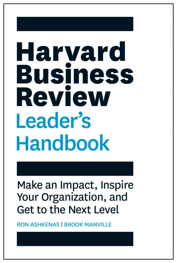 Harvard Business Review Leader's Handbook – Ron Ashkenas – boek cover