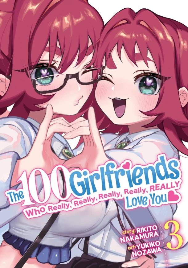 The 100 Girlfriends Who Really, Really, Really, Really, Really Love You Vol. 3 – Rikito Nakamura – boek cover