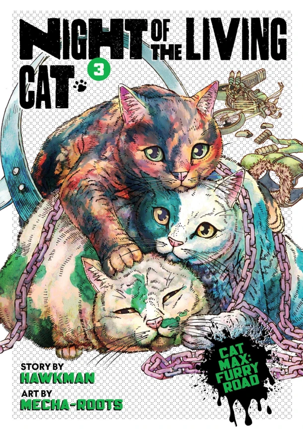 Night of the Living Cat Vol. 3 – Hawkman – boek cover