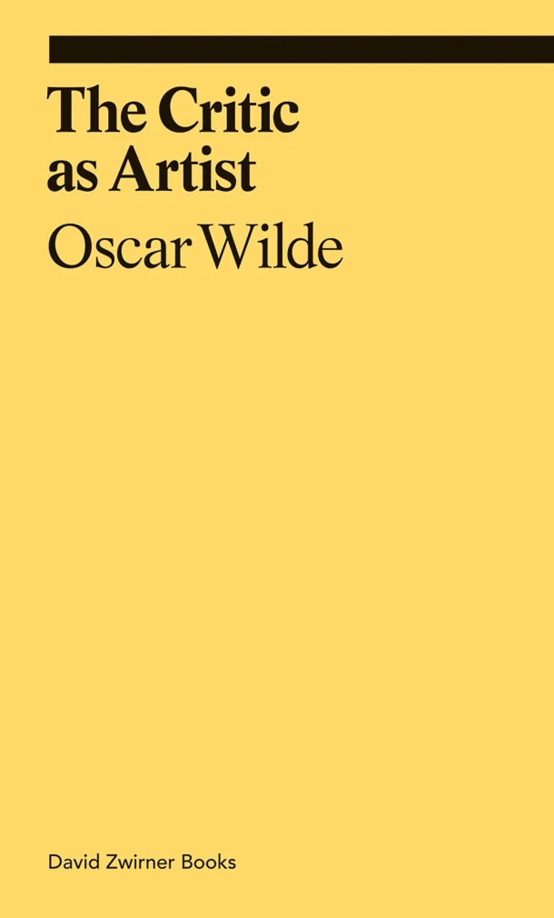 The Critic as Artist – Oscar Wilde – boek cover