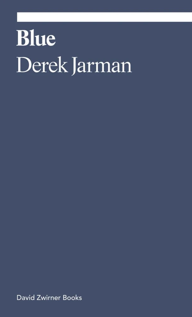 Blue – Derek Jarman – boek cover
