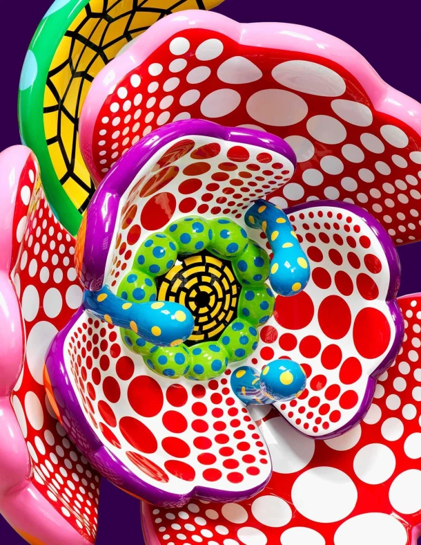 Yayoi Kusama: I Spend Each Day Embracing Flowers – boek cover