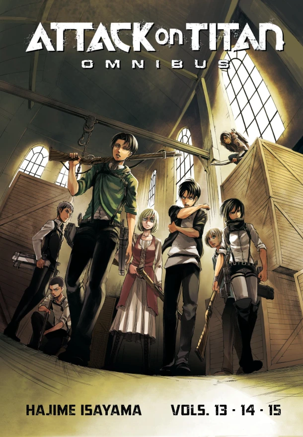 Attack on Titan Omnibus 5 (Vol. 13-15) – Hajime Isayama – boek cover