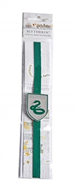 Harry Potter: Slytherin Elastic Band Bookmark – boek cover