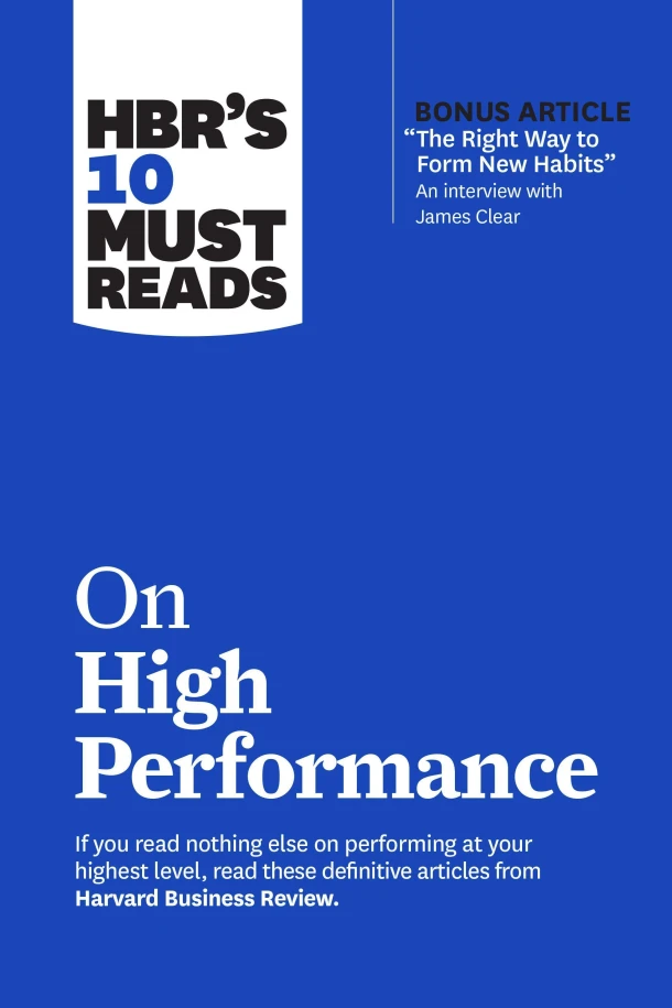 HBR's 10 Must Reads on High Performance – Harvard Business Review – boek cover