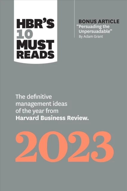 HBR's 10 Must Reads 2023 – Harvard Business Review – boek cover