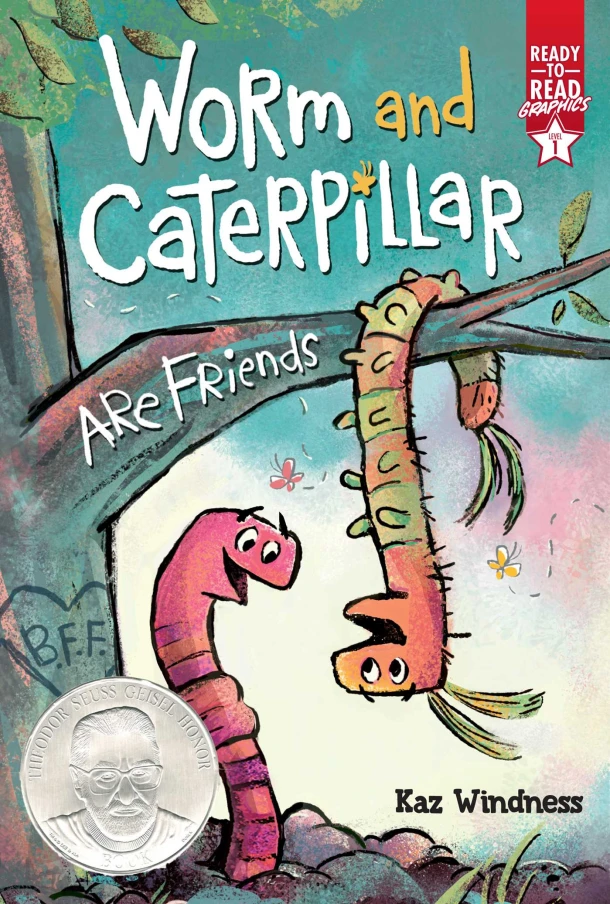 Worm and Caterpillar Are Friends: Ready-To-Read Graphics Level 1 – Kaz Windness – boek cover