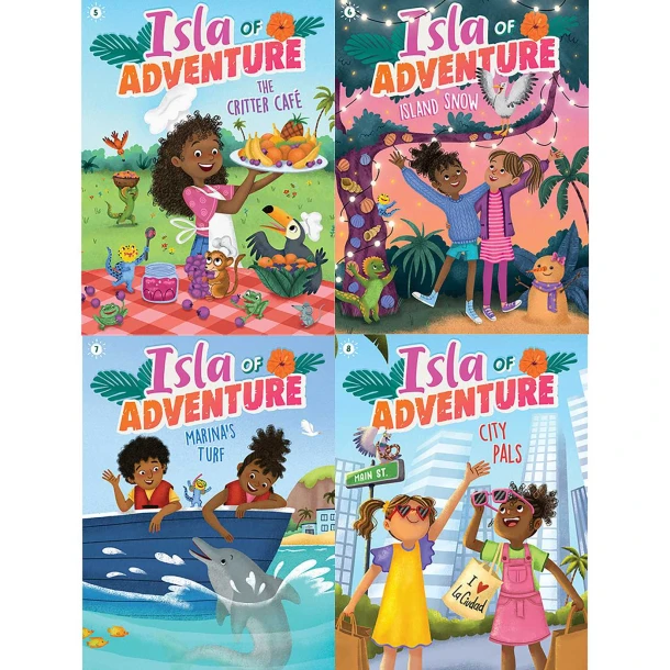 The Isla of Adventure Collected Set #2: The Critter Café; Island Snow; Marina's Turf; City Pals – Dela Costa – boek cover