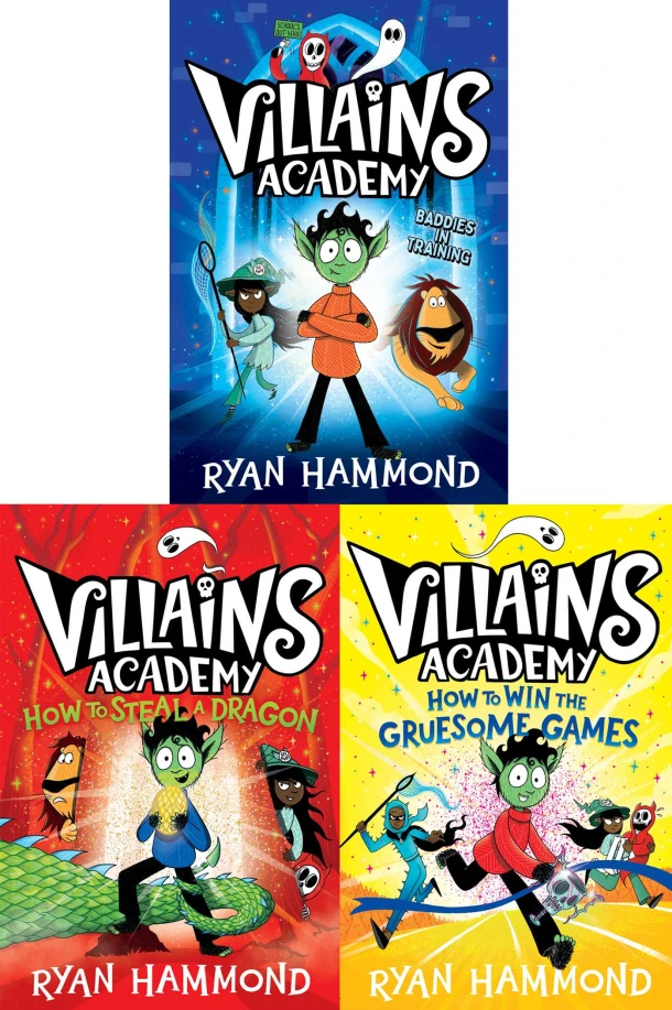 Villains Academy Collected Set: Villains Academy; How to Steal a Dragon; How to Win the Gruesome Games – Ryan Hammond – boek cover