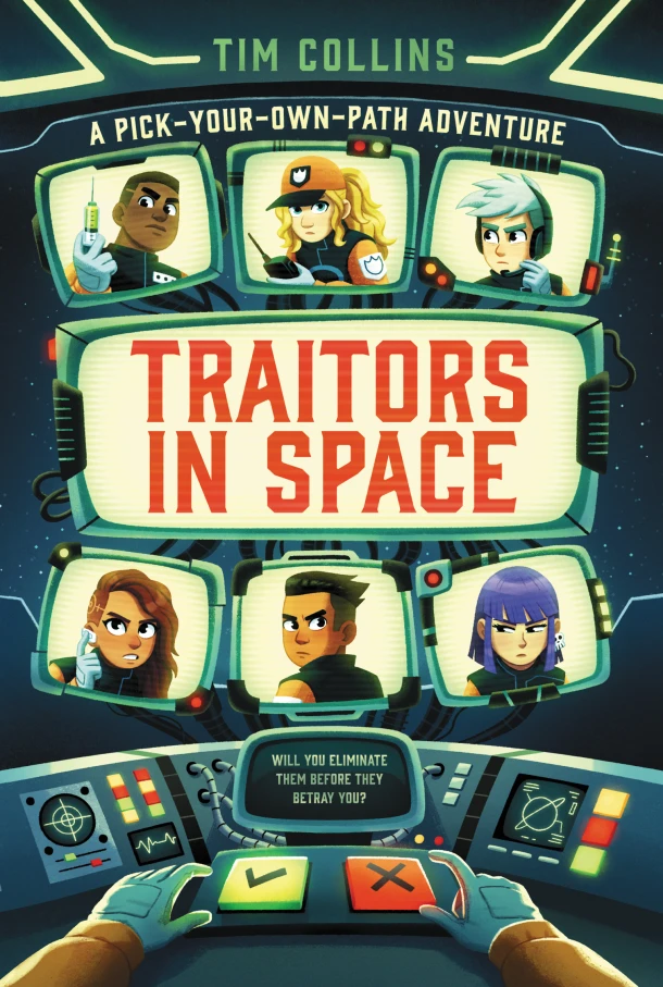 Traitors in Space: A Pick-Your-Own-Path Adventure – Tim Collins – boek cover