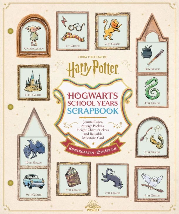 Harry Potter School Years Scrapbook – Editors of Thunder Bay Press – boek cover