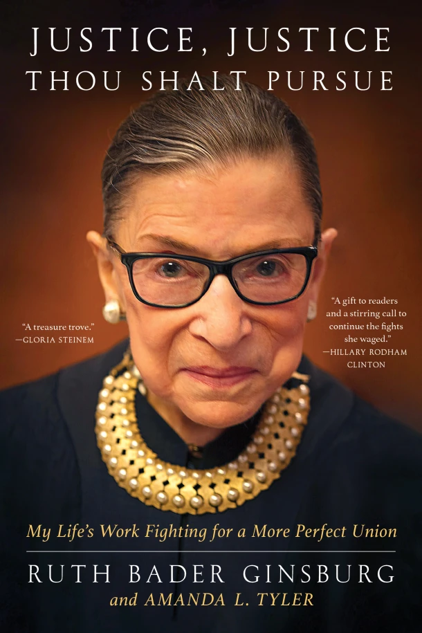 Justice, Justice Thou Shalt Pursue – Ruth Bader Ginsburg – boek cover