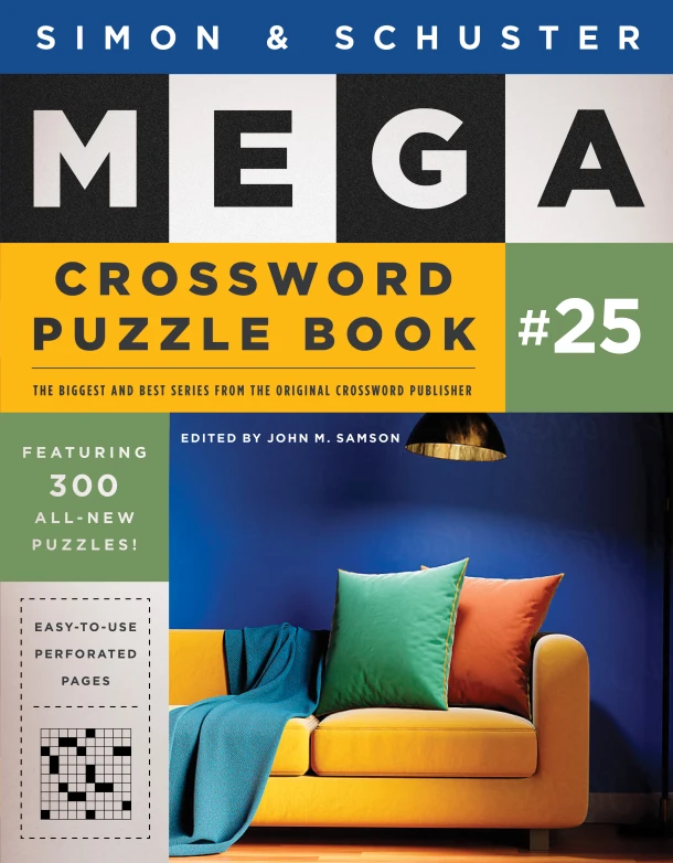 Simon & Schuster Mega Crossword Puzzle Book #25 – John M. Samson – boek cover