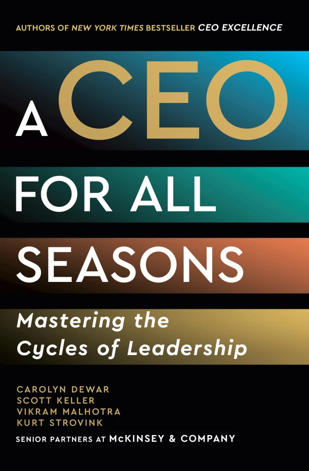 A CEO for All Seasons – Carolyn Dewar – boek cover