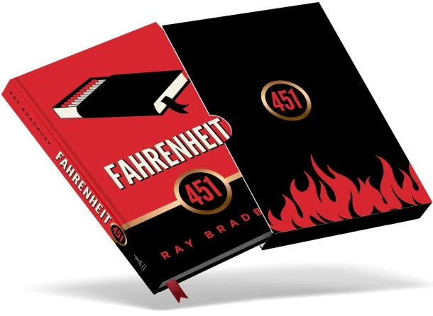 Fahrenheit 451 (Deluxe Slipcase Edition) – Ray Bradbury – boek cover