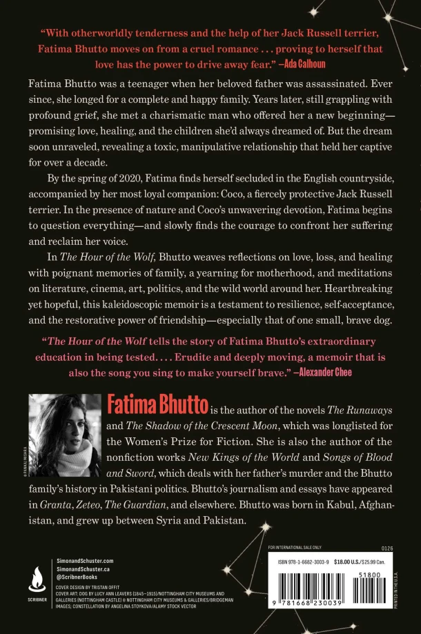 Hour of the Wolf – Fatima Bhutto – boek cover