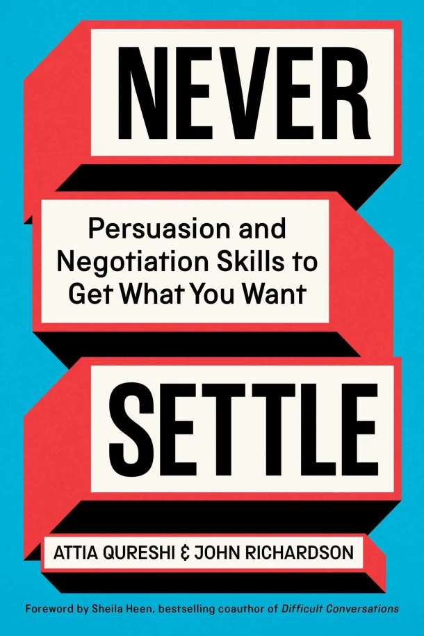 Never Settle – Attia Qureshi – boek cover