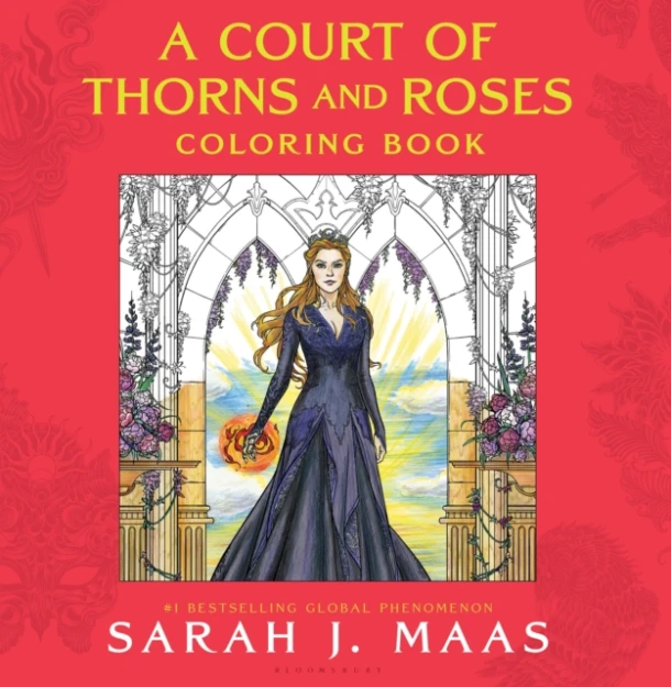 A Court of Thorns and Roses Coloring Book – Sarah J. Maas – boek cover