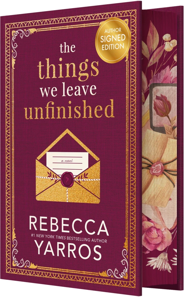 Things We Leave Unfinished (SIGNED) – Rebecca Yarros – boek cover