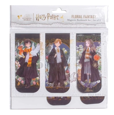 Harry Potter: Floral Fantasy Magnetic Bookmark Set (Set of 5) – Insight Editions – boek cover