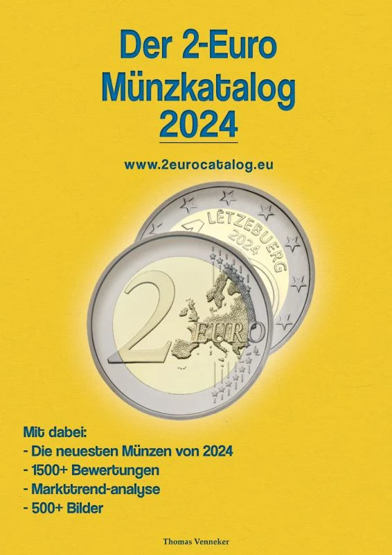Der 2 Euro Münzkatalog 2024 – boek cover
