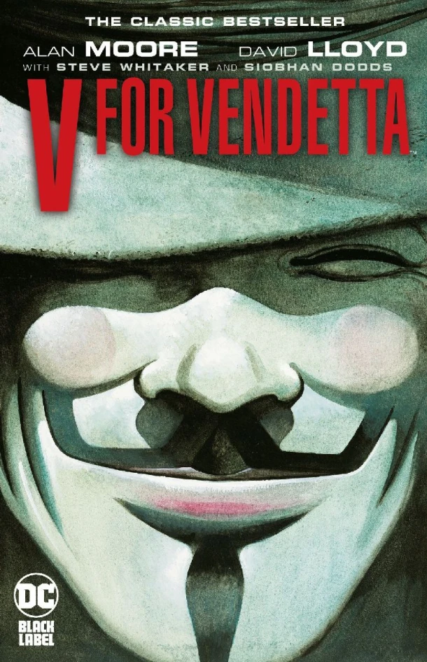 V for Vendetta – Alan Moore – boek cover