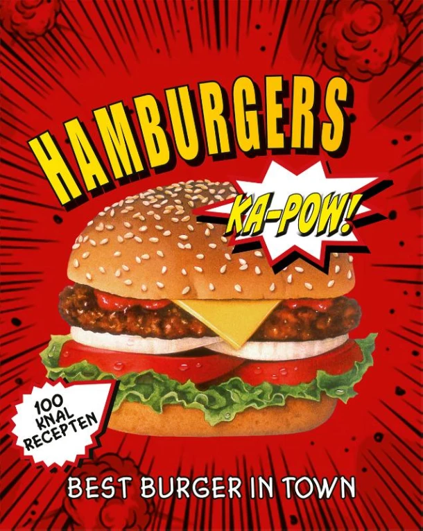Hamburgers - Best burger in town – Marthe Philipse – boek cover