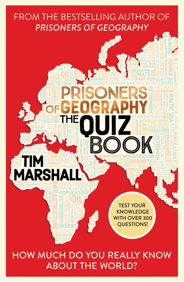 Prisoners of Geography The Quiz Book – Tim Marshall – boek cover