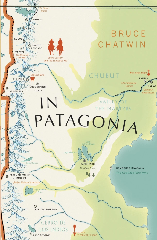 In Patagonia – Bruce Chatwin – boek cover