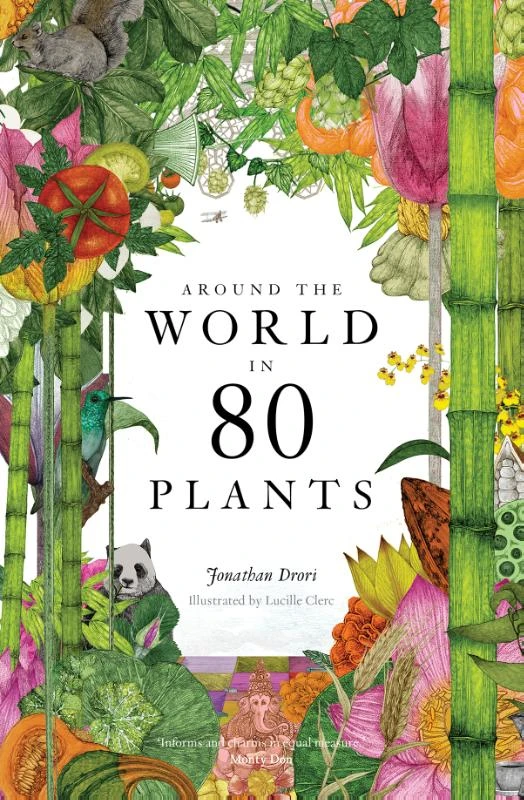 Around the World in 80 Plants – Jonathan Drori – boek cover