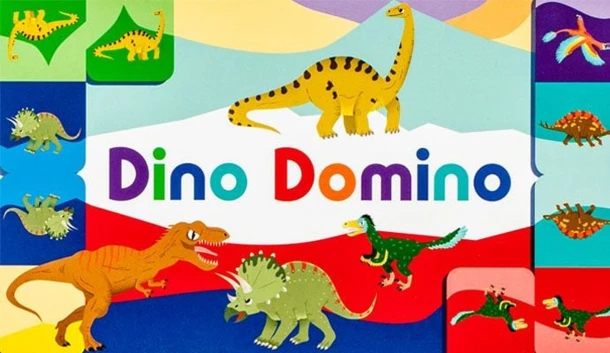 Dino Domino – Caroline Selmes (Illustraties) – boek cover