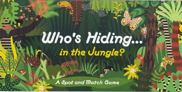 Who's Hiding in the Jungle? – Caroline Selmes – boek cover
