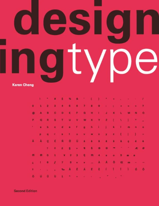 Designing Type Second Edition – Karen Cheng – boek cover
