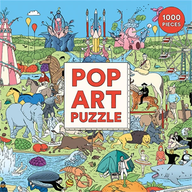 Pop Art Puzzle – Andrew Rae – boek cover