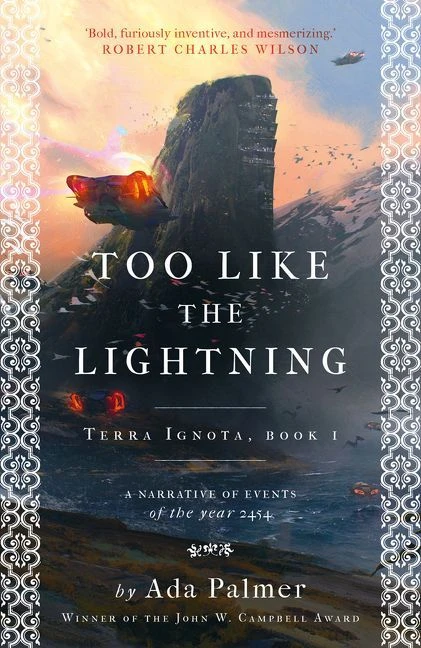Too Like the Lightning – Ada Palmer – boek cover
