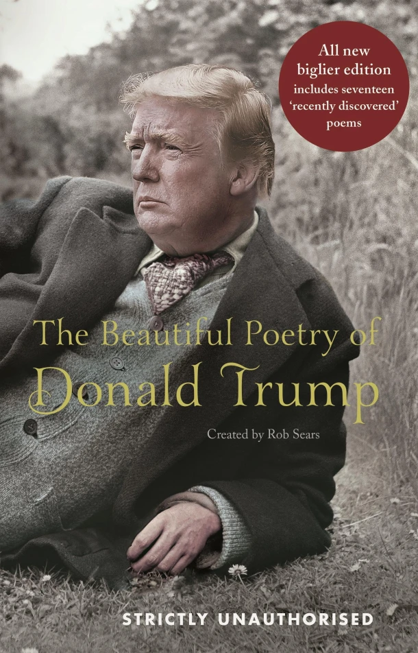 The Beautiful Poetry of Donald Trump – Rob Sears – boek cover