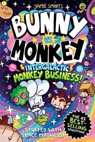 Bunny vs Monkey: Intergalactic Monkey Business! (a Phoenix Comic Book): the instant number one bestselling book from creative genius Jamie Smart – Jamie Smart – boek cover