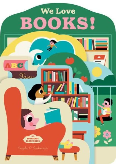 Bookscape Board Books: We Love Books! – boek cover