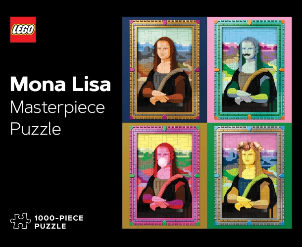 LEGO Masterpiece Puzzle: Mona Lisa 1000-Piece Puzzle – LEGO – boek cover