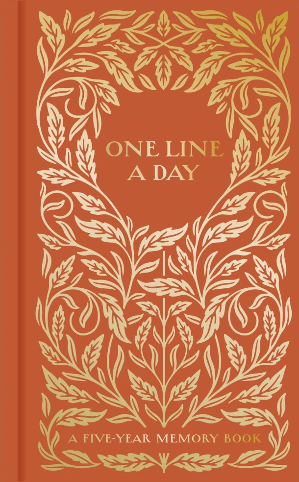 Gilded One Line a Day: A five-year Memory book – Dana Tanamachi – boek cover
