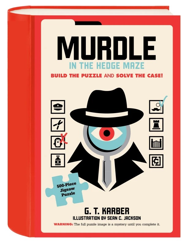 Murdle in the Hedge Maze 500-Piece Jigsaw Puzzle – G.T. Karber – boek cover
