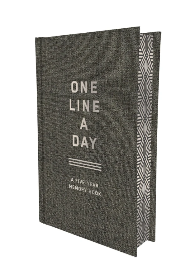 Charcoal Canvas One Line a Day – Chronicle Books – boek cover