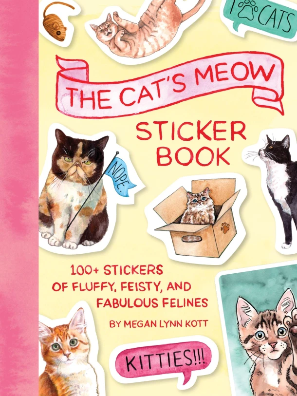 The Cat's Meow Sticker Book – Megan Lynn Kott – boek cover