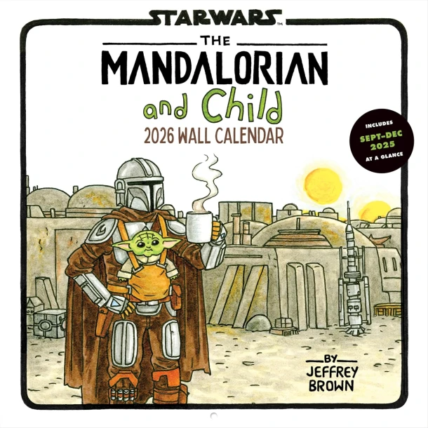 Star Wars The Mandalorian and Child 2027 Wall Calendar – Jeffrey Brown – boek cover