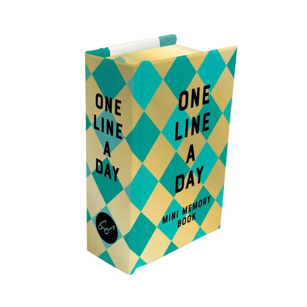 Mint Diamond Mini One Line a Day – Chronicle Books – boek cover