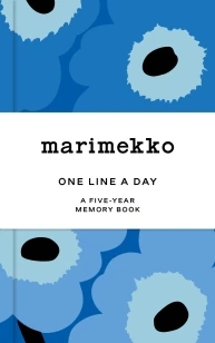 Marimekko One Line a Day (Blue Unikko) – Marimekko – boek cover