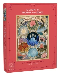 A Court of Thorns and Roses Official Seven Courts of the Faerie Realm 1000-Piece Puzzle – Sarah J. Maas – boek cover